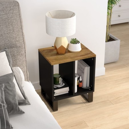 Table d'appoint 40x31x46 cm Bois de manguier et d'ingénierie 
