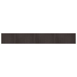 Tapis rectangulaire marron foncé 70x500 cm bambou 