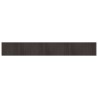 Tapis rectangulaire marron foncé 70x500 cm bambou 