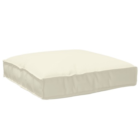 Ensemble de coussins de palette en 2 pièces crème en tissu Oxford 