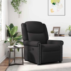 Fauteuil inclinable Marron brillant Similicuir 