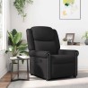 Fauteuil inclinable Marron brillant Similicuir 