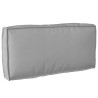Set de coussins de palette 2 pièces gris en tissu Oxford 