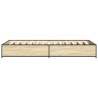 Cadre de lit sans matelas chêne sonoma 100x200 cm 