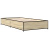 Cadre de lit sans matelas chêne sonoma 100x200 cm 