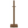 Porte-bûches Marron miel 33,5x30x110 cm Bois massif de pin 