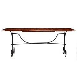 Table de salle à manger Bois avec finition miel 200x100x76 cm 