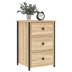 Table de chevet chêne sonoma 40x36x60 cm bois d'ingénierie 