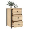 Table de chevet chêne sonoma 40x36x60 cm bois d'ingénierie 