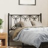 Tête de lit métal noir 100 cm 