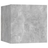 Ensemble de meuble TV 8 pcs Gris béton Bois d'ingénierie 
