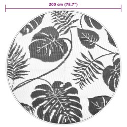 Tapis d'extérieur ARAKIL vert Ø200 cm PP 