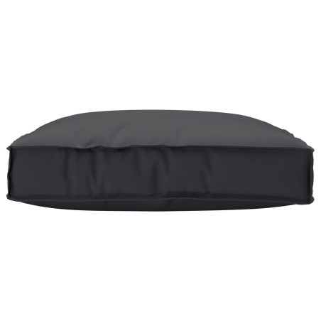 Coussin Pallet pour siège noir 80x80x12 cm tissu Oxford 