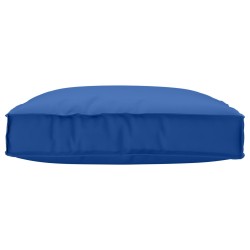 Coussin de Palette pour Assise Bleu Royal 80x80x12 cm Tissu Oxford 