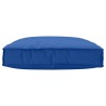 Coussin de Palette pour Assise Bleu Royal 80x80x12 cm Tissu Oxford 