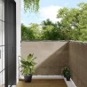 Écran de balcon taupe 120x800 cm 100% polyester oxford 