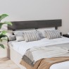 Tête de lit Gris 154x3x81 cm Bois massif de pin 