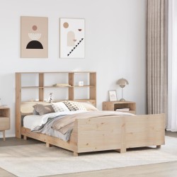 Cadre de lit sans matelas 120x190 cm bois de pin massif 