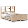 Cadre de lit sans matelas 120x190 cm bois de pin massif 