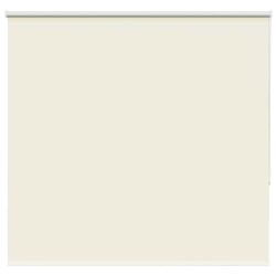 Store enrouleur occultant blanc cassé 150x175 cm largeur tissu 