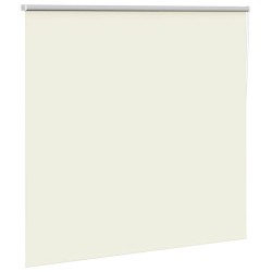 Store enrouleur occultant blanc cassé 150x175 cm largeur tissu 