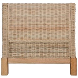 Fauteuil avec coussins Rotin naturel 