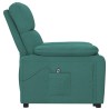Fauteuil inclinable électrique Vert foncé Tissu 