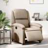 Fauteuil inclinable électrique Cappuccino Similicuir 