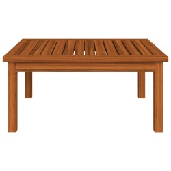 Table de salon de jardin 63x63x30 cm Bois solide d'acacia 