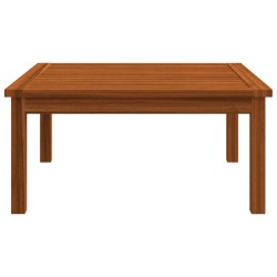 Table de salon de jardin 63x63x30 cm Bois solide d'acacia 