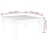Table de salon de jardin 63x63x30 cm Bois solide d'acacia 