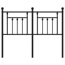 Tête de lit métal noir 120 cm 