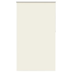 Store enrouleur occultant blanc cassé 130x230 cm largeur tissu 