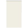 Store enrouleur occultant blanc cassé 130x230 cm largeur tissu 