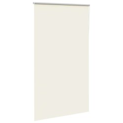 Store enrouleur occultant blanc cassé 130x230 cm largeur tissu 