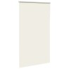 Store enrouleur occultant blanc cassé 130x230 cm largeur tissu 