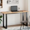 Dessus de table rectangulaire 120x50x2 cm bois massif d'acacia 