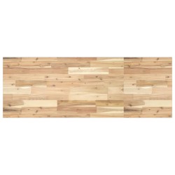 Dessus de table rectangulaire 120x50x2 cm bois massif d'acacia 