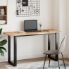 Dessus de table rectangulaire 120x50x2 cm bois massif d'acacia 