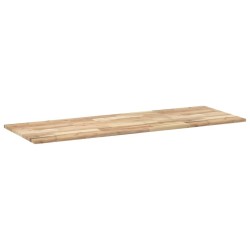 Dessus de table rectangulaire 120x50x2 cm bois massif d'acacia 