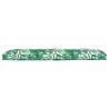 Coussin de Palette pour banc Motif Feuilles 150x40x8 cm Tissu Oxford 