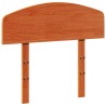 Tête de lit cire marron 90 cm bois massif de pin 