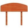 Tête de lit cire marron 90 cm bois massif de pin 