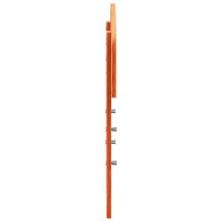 Tête de lit cire marron 90 cm bois massif de pin 