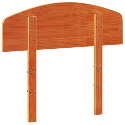 Tête de lit cire marron 90 cm bois massif de pin 