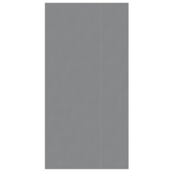 Bâche de piscine gris clair 640x321 cm géotextile polyester 