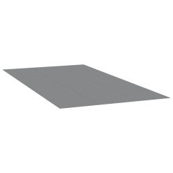 Bâche de piscine gris clair 640x321 cm géotextile polyester 