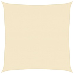 Voile d'ombrage 160 g/m² Crème 6x6 m PEHD 