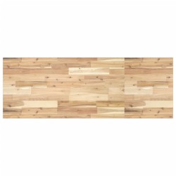 Dessus de bureau non traité 120x50x2 cm bois d'acacia massif 