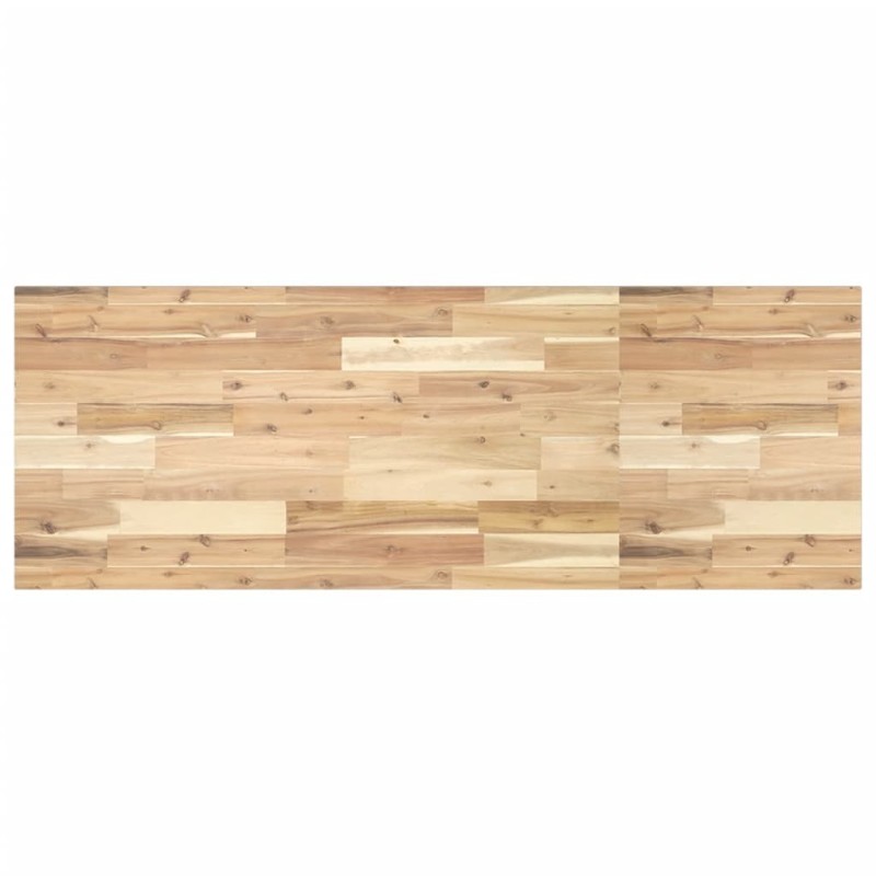 Dessus de bureau non traité 120x50x2 cm bois d'acacia massif 